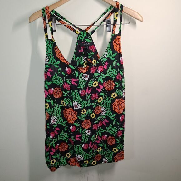 Simply Be Racerback Style Floral Cami. NWOT - Picture 1 of 10
